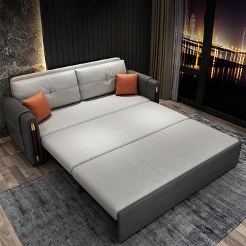 77" Contemporary Full Sleeper Sofa Bed Convertible Sofa with Storage